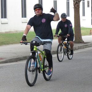 Isle of Palms firefighters ride in Lowvelo19